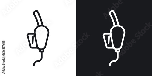 Fuel icon vector symbol in Line Art Style for Design, Presentation, Website or Apps Elements.