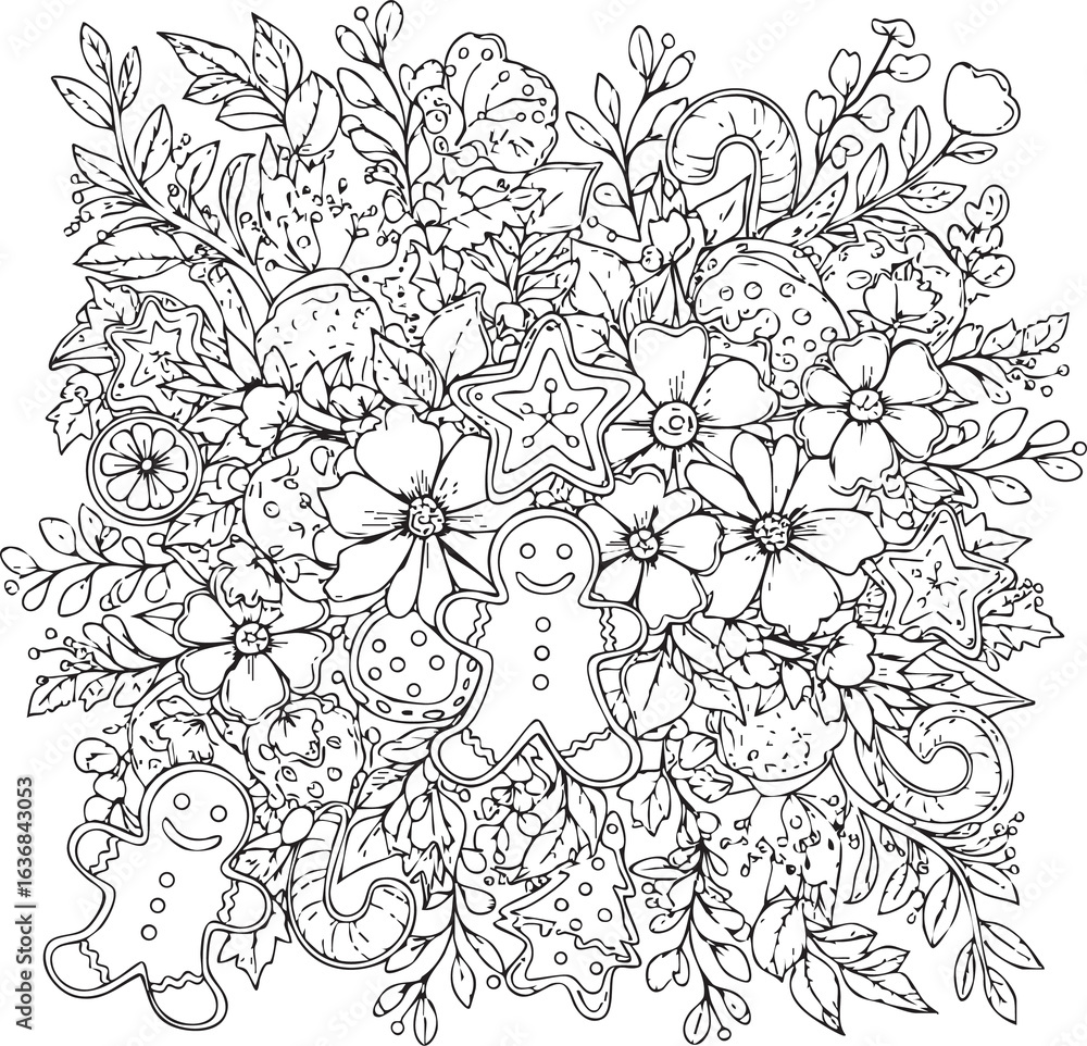 custom made wallpaper toronto digitalchristmas, pattern, flower, vector, floral, design, seamless, vintage, illustration, ornament, decoration, art, wallpaper, nature, decor, texture, element, flowers, mandala, leaf, retro, ornate, lace,