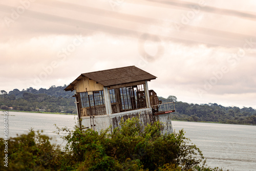 abandoned house on the beach