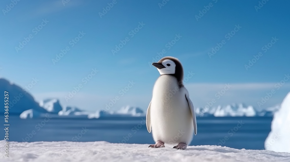 Obraz premium Emperor Penguin Chicks