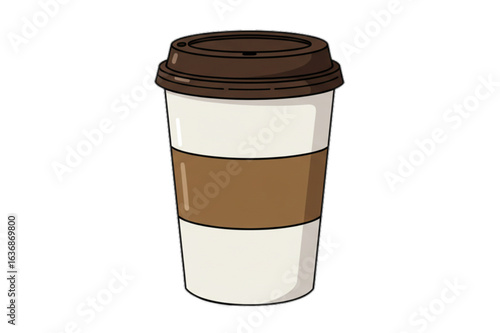 Savor a hot coffee to go with this stylish insulated cup, perfect for your daily commute.