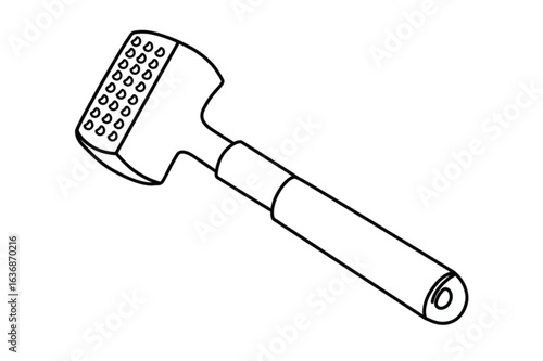 Classic meat tenderizer tool for culinary professionals and home cooks seeking perfect preparation