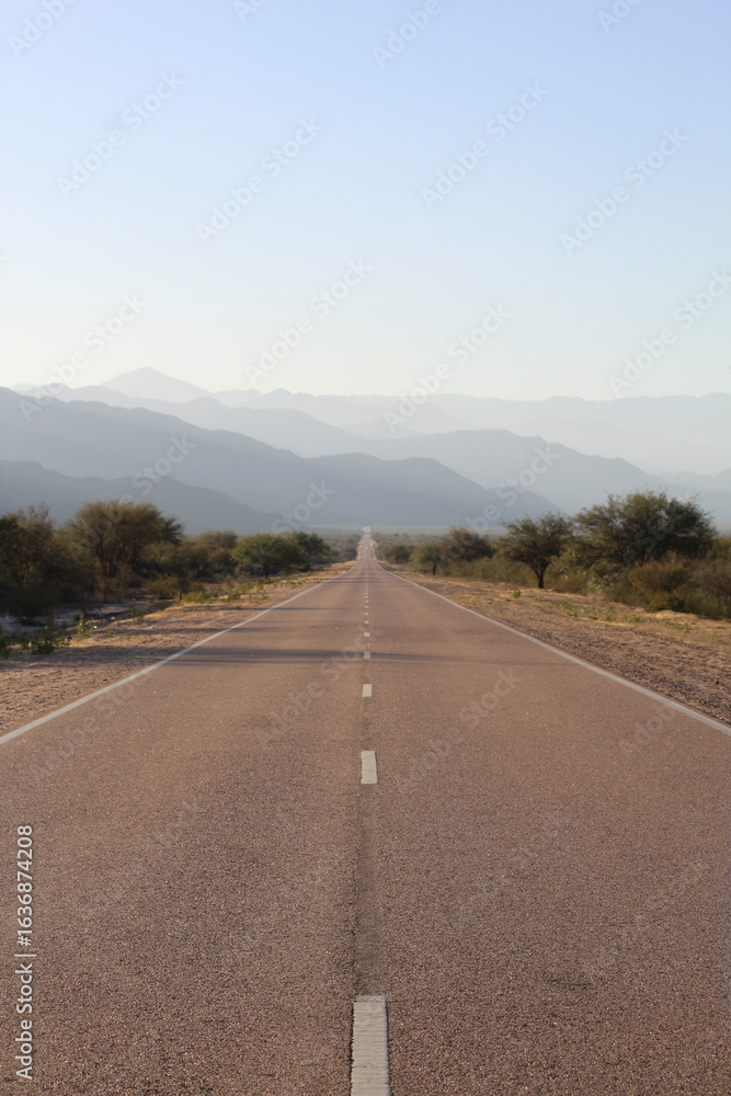 Naklejka premium road in the mountains