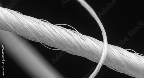 White thread detailed view