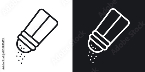 Pepper shaker icon line concept, linear symbol.