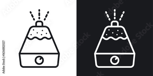 Humidifier icon line concept, linear symbol.