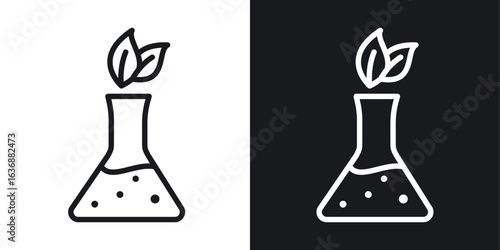 GMO icon line concept, linear symbol.