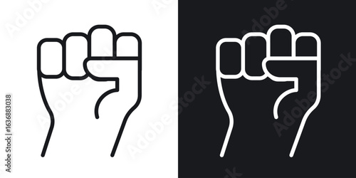 Empowerment icon line concept, linear symbol.