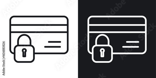 Credit limit icon line concept, linear symbol.