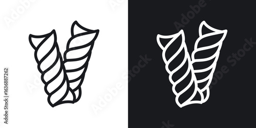 Pasta icon line concept, linear symbol.