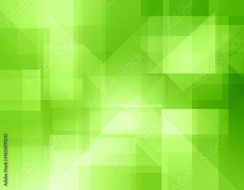 Abstract green geometric pattern