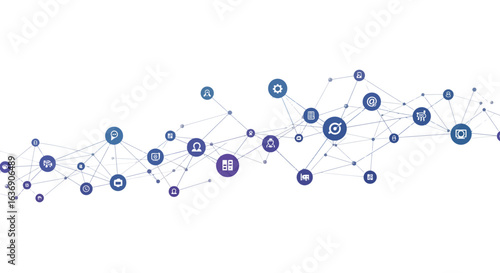 Automation Workflow Vector Diagram
