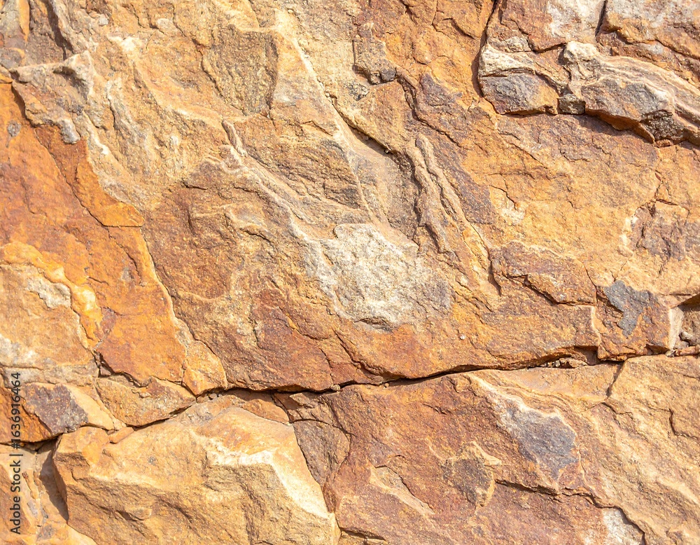 Fototapeta premium Close-up view of a rough rock face