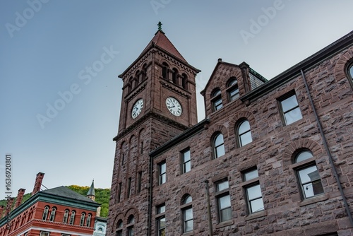 Carbon County Courthouse at Sunset, Jim Thorpe PA