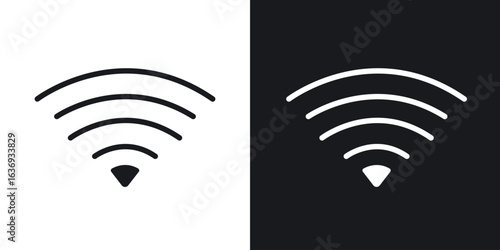 Wifi Signal icon for apps, websites and graphic projects.