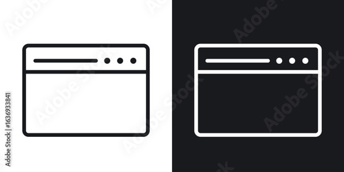Web page icon for apps, websites and graphic projects.
