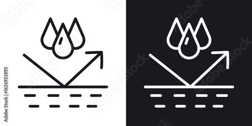 Waterproof icon for apps, websites and graphic projects.