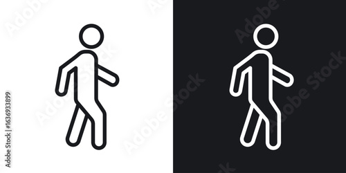 Walk icon for apps, websites and graphic projects.