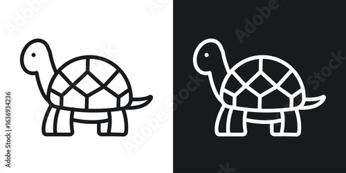 Tortoise icon for apps, websites and graphic projects.