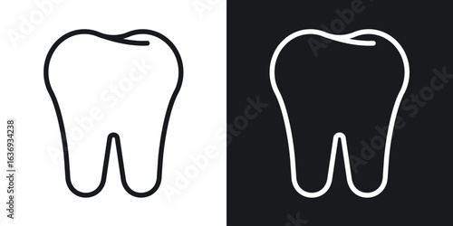 Tooth icon for apps, websites and graphic projects.