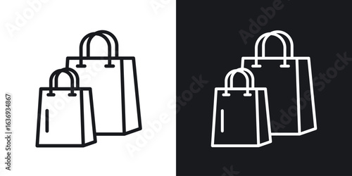 Shopping Bags icon for apps, websites and graphic projects.