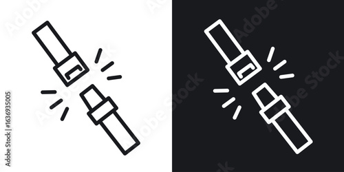 Seat Belt icon for apps, websites and graphic projects.