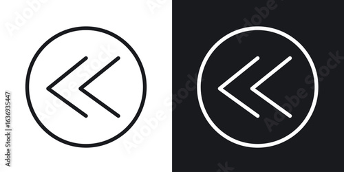 Previous arrow icon for apps, websites and graphic projects.
