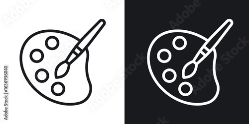 Palette icon for apps, websites and graphic projects.