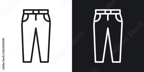 Pants icon for apps, websites and graphic projects.