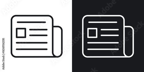 News icon for apps, websites and graphic projects.