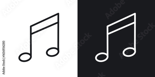 Music icon for apps, websites and graphic projects.
