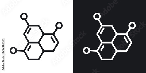 Molecule icon for apps, websites and graphic projects.