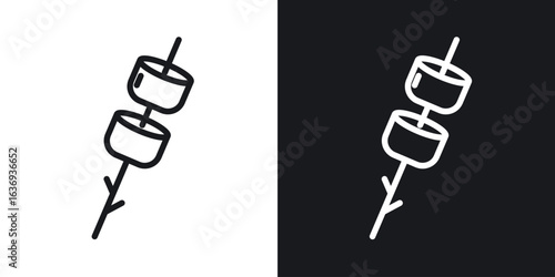 Marshmallow icon for apps, websites and graphic projects.