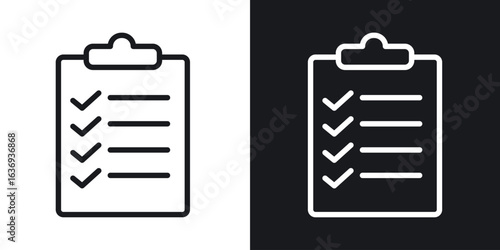 List icon for apps, websites and graphic projects.