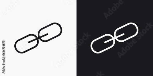 Link icon for apps, websites and graphic projects.