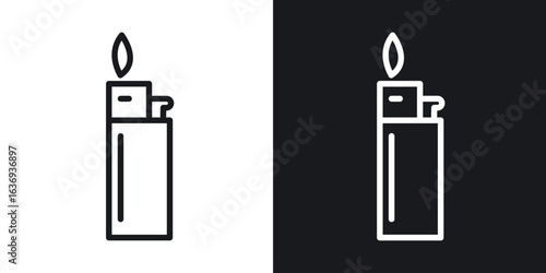 Lighter icon for apps, websites and graphic projects.