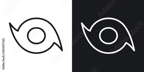 Hurricane icon for apps, websites and graphic projects.