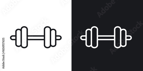 Gym icon for apps, websites and graphic projects.