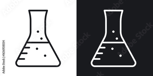 Flask icon for apps, websites and graphic projects.