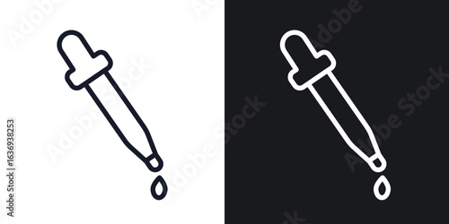 Eye dropper icon for apps, websites and graphic projects.