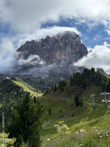 mountain landscape in the alps