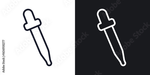 Eye dropper icon for apps, websites and graphic projects.