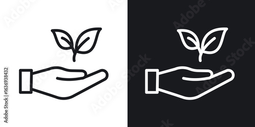 Environment icon for apps, websites and graphic projects.