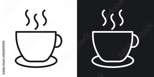 Coffee icon for apps, websites and graphic projects.