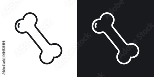 Bone icon for apps, websites and graphic projects.