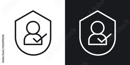 Authentication icon for apps, websites and graphic projects.