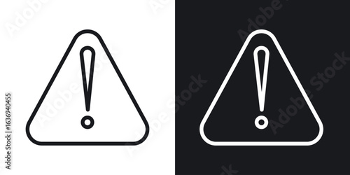 Alert icon for apps, websites and graphic projects.