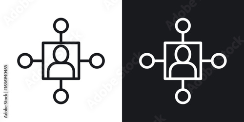 Affiliate marketing icon for apps, websites and graphic projects.