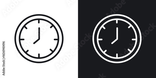 Time icon for apps, websites and graphic projects.