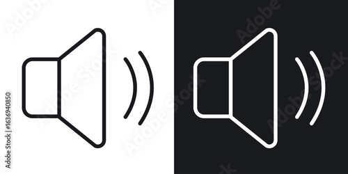 Speaker icon for apps, websites and graphic projects.